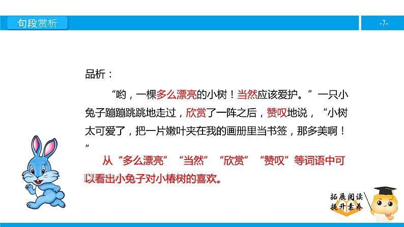 二年级【专项训练】课外阅读：一片树叶（下）课件PPT第7页