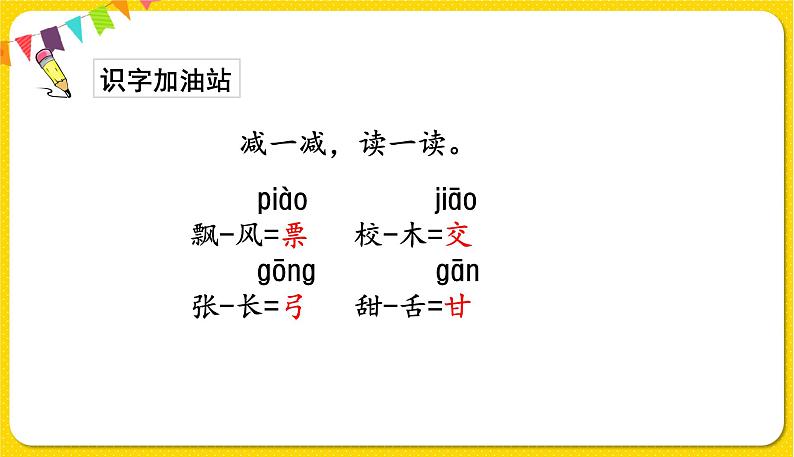 人教部编版一年级下册语文——课文5 语文园地七课件PPT04