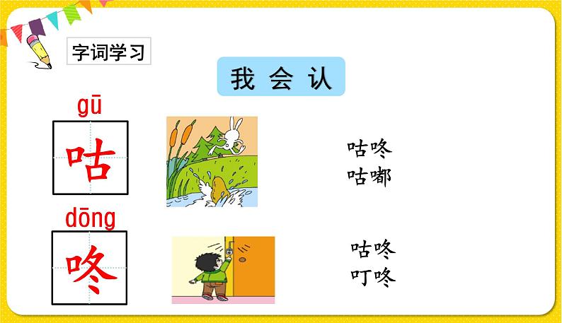 人教部编版一年级下册语文——课文6 20.咕咚课件PPT04