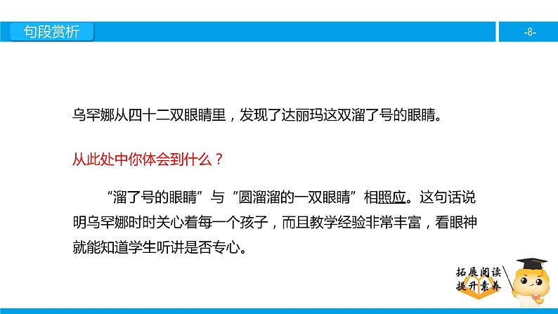 三年级【专项训练】课外阅读：春天的雨点（下）课件PPT第8页