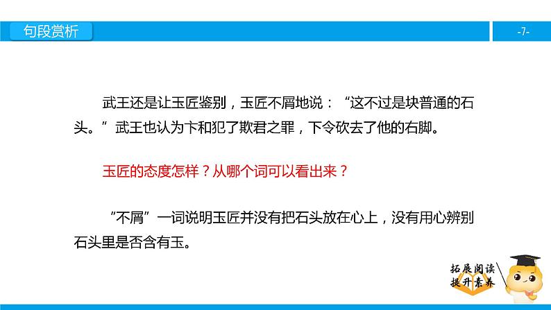 三年级【专项训练】课外阅读：和氏献璧（下）课件PPT第7页