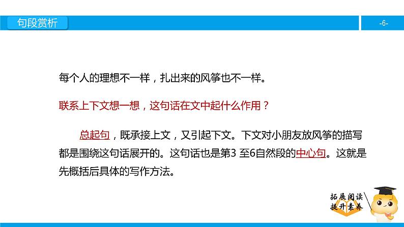 三年级【专项训练】课外阅读：理想的翅膀（下）课件PPT06