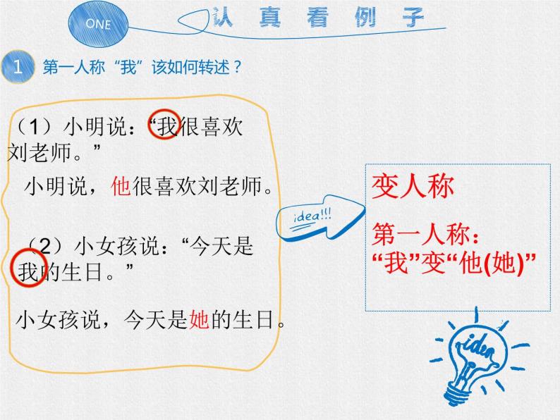 3.直述句改转述句课件PPT-教习网|课件下载