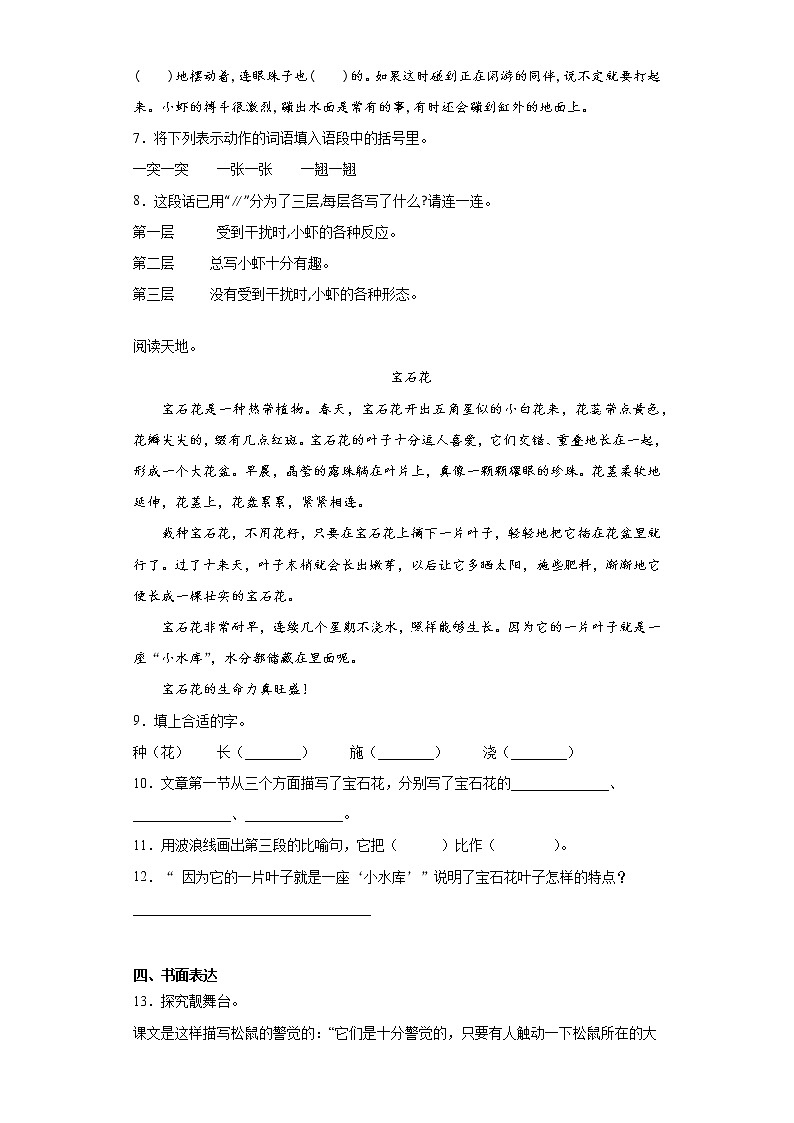15.小虾同步练习题（含答案）第2页