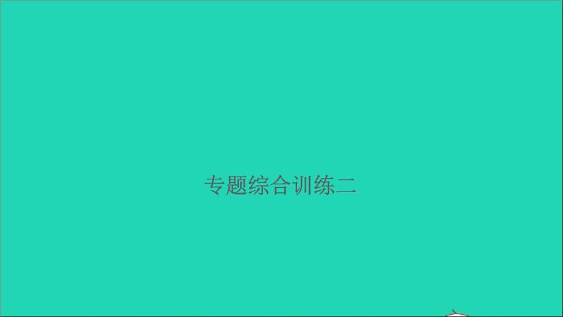 2021年语文满分特训第一部分专题复习第一章汉语拼音与汉字专题综合训练二课件第1页