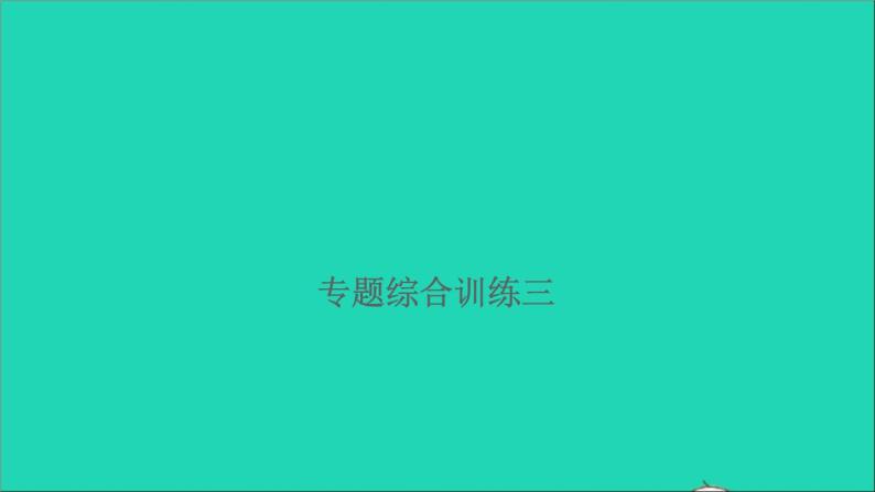 2021年语文满分特训第一部分专题复习第二章词语专题综合训练三课件01