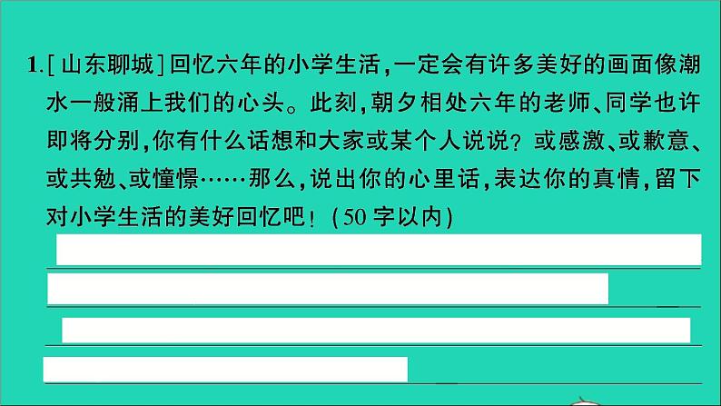 2021小升初语文归类冲刺专题五口语交际与综合性学习专项十六综合性学习课件第2页