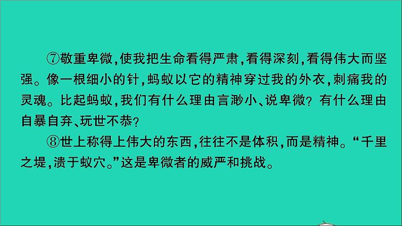 2021小升初语文归类冲刺专题六阅读理解专项二十四散文阅读课件05