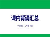 部编版二年级下册语文期末 课内背诵汇总课件PPT