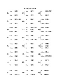 部编版语文三下期末：课本内多音字汇总学案