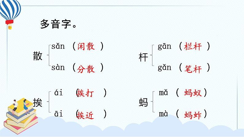 部编版三年级语文下册 第一单元 复习课件PPT05