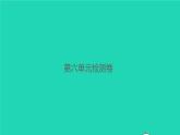 2021秋六年级语文上册第六单元检测卷习题课件新人教版