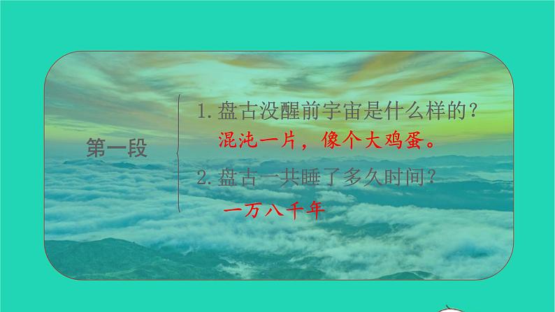 2021秋四年级语文上册第四单元12盘古开天地课件新人教版08