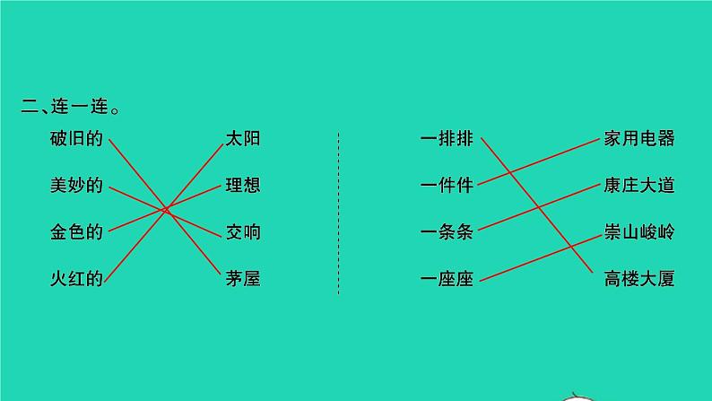 2021秋四年级语文上册第七单元24延安我把你追寻习题课件新人教版03