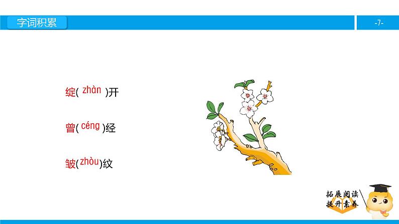 四年级【专项训练】课外阅读：第一枝杏花（上）课件PPT07