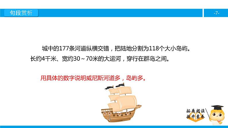 四年级【专项训练】课外阅读：水都威尼斯（下）课件PPT第7页