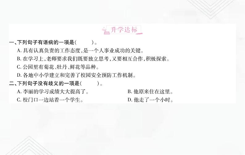 小升初语文复习 专题10  修改病句 练习课件第2页