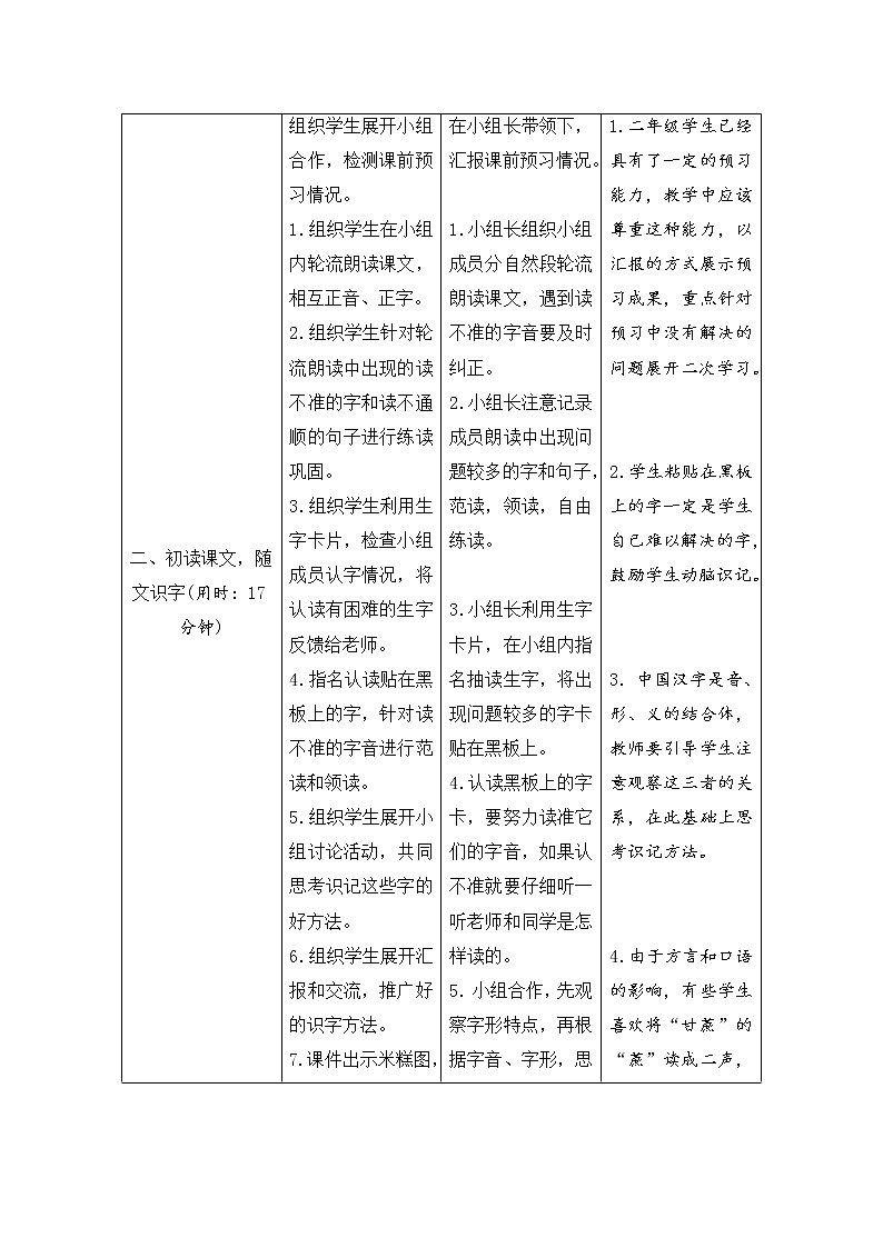 二年级下册语文6《千人糕》导学案02