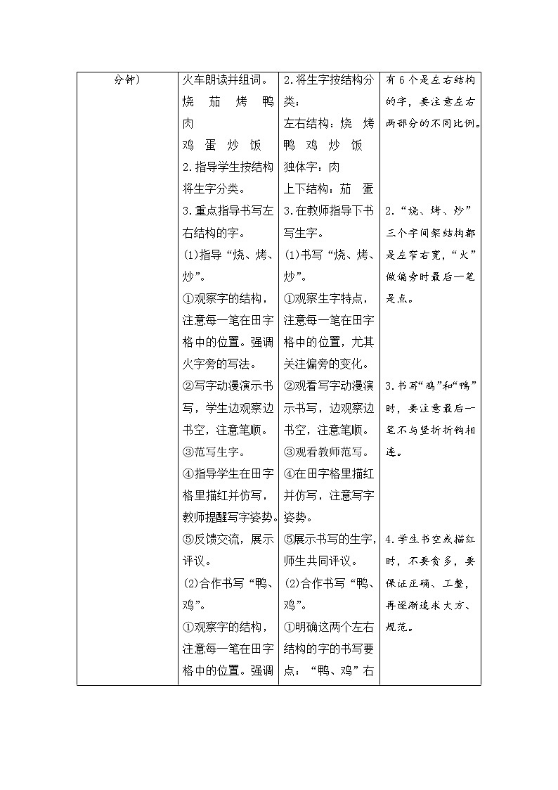 二年级下册语文识字4《中国美食》导学案03