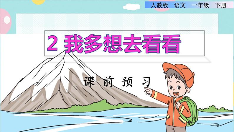 2.我多想去看看课前预习课件第1页