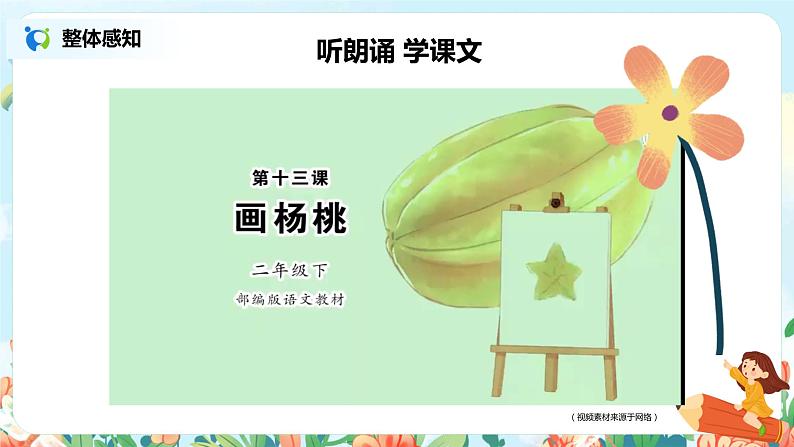 13.画杨桃（第1课时）课件（送教案+同步练习）06