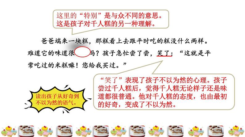 人教版二年级下册语文 第2单元 6  千人糕品读释疑课件第7页