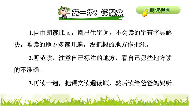 人教版三年级下册语文 第4单元 第13课 13 花钟课前预习课件第7页