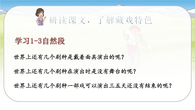 人教版语文六年级下册 第一单元4.藏戏PPT课件+教案08