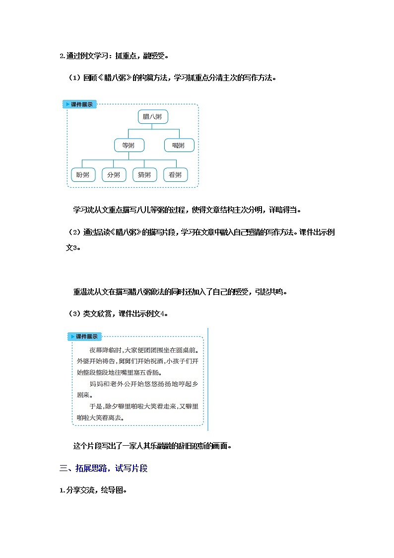 人教版语文六年级下册 第一单元习作一PPT课件+教案03