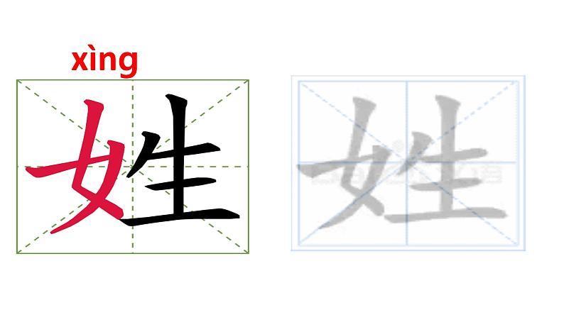 人教部编版语文一年级下册《识字——姓氏歌》课件1004