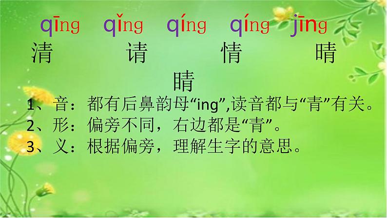 人教部编版语文一年级下册《识字（一）——小青蛙》课件21第4页