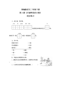 语文人教部编版3 开满鲜花的小路精品当堂检测题