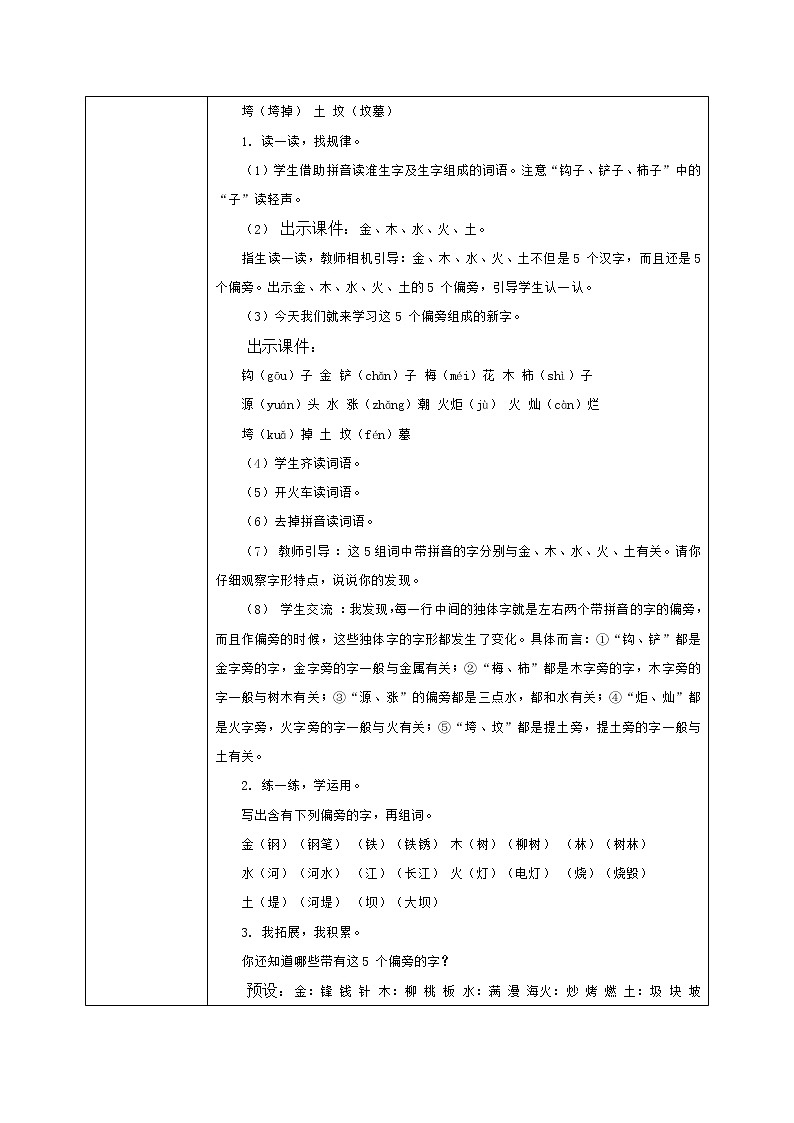 语文园地八  教学设计第2页