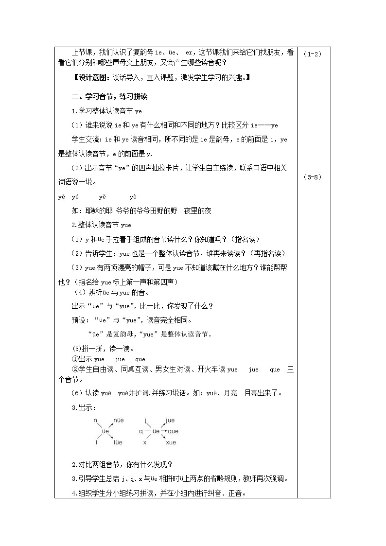 2021秋一年级语文上册汉语拼音11ieüeer教案新人教版03