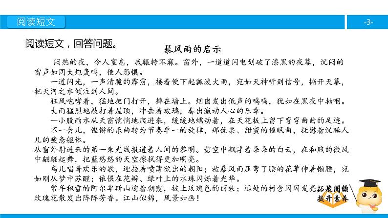 六年级课外阅读：暴风雨（下）课件PPT第3页