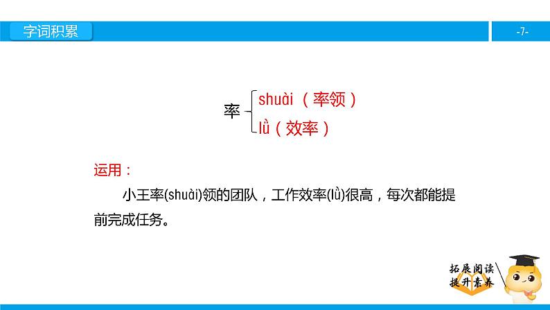 六年级课外阅读：大海中的灯塔（上）课件PPT第7页