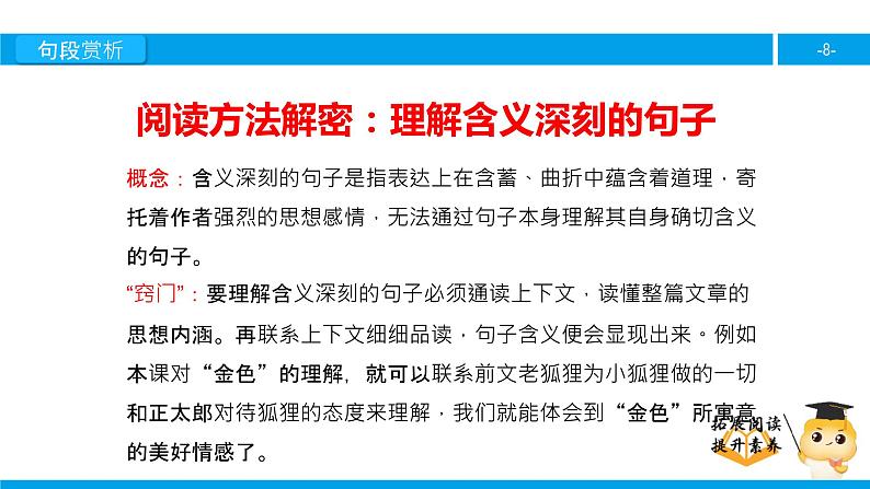 六年级课外阅读：金色的脚印（下）课件PPT第8页