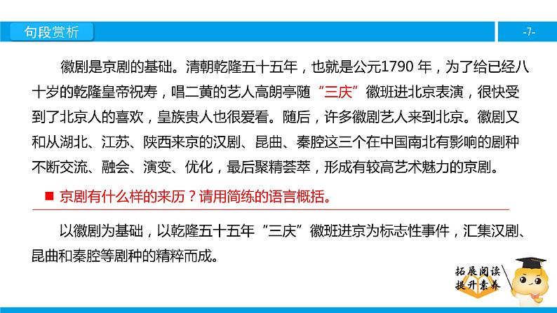 六年级课外阅读：京剧（下）课件PPT第7页