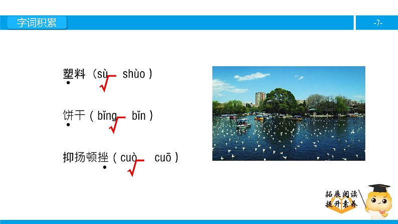 六年级课外阅读：老人与海鸥（上）课件PPT07