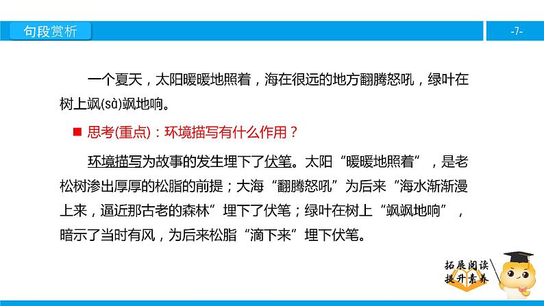 六年级课外阅读：奇异的琥珀（下）课件PPT第7页