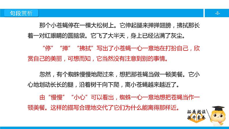 六年级课外阅读：奇异的琥珀（下）课件PPT第8页