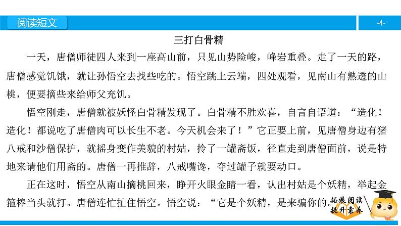 六年级课外阅读：三打白骨精（上）课件PPT第4页