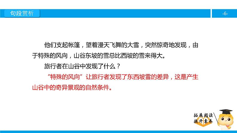 六年级课外阅读：山谷中的谜底（下）课件PPT第6页