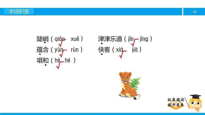 六年级课外阅读：山中访友（上）课件PPT第8页