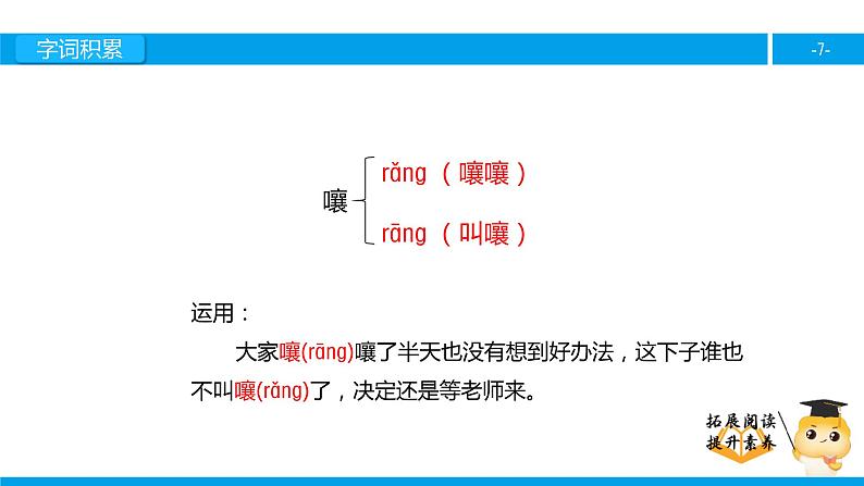 五年级【专项训练】课外阅读：和太阳比赛早起（上）课件PPT第7页