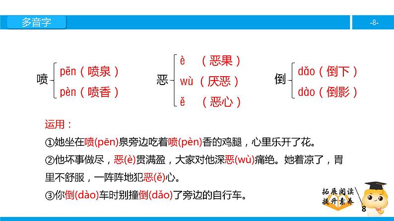 五年级【专项训练】课外阅读：胡杨赞（上）课件PPT第8页