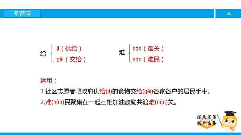 五年级【专项训练】课外阅读：捐赠天堂（上）课件PPT第8页