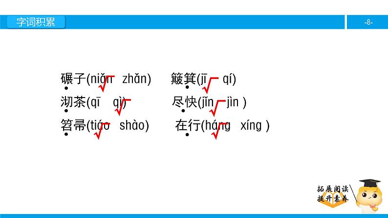 五年级【专项训练】课外阅读：毛主席在花山（上）课件PPT08