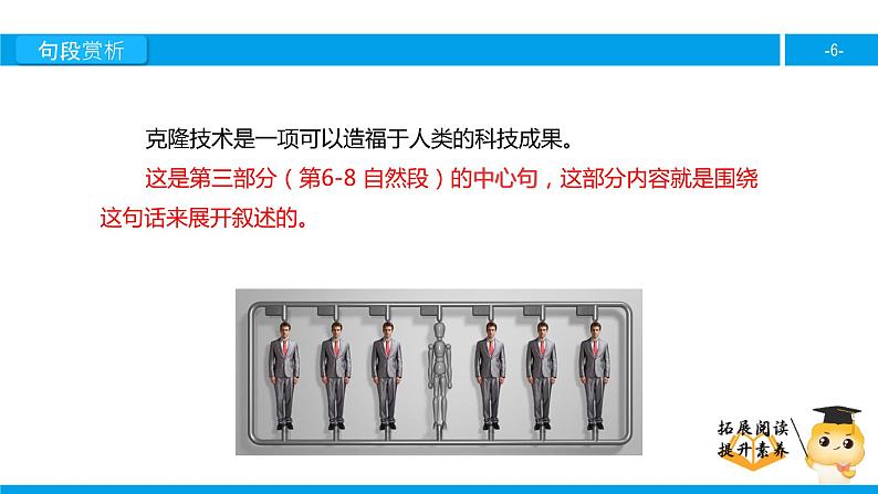 五年级【专项训练】课外阅读：神奇的克隆 （下）课件PPT第6页
