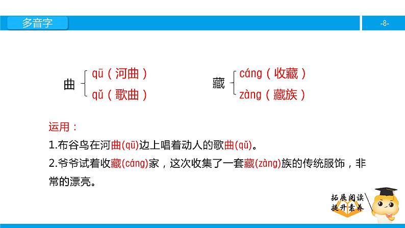 五年级【专项训练】课外阅读：游漓江（上）课件PPT08